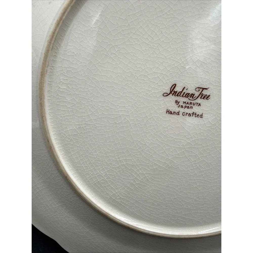 Lot Of 2‎ VTG Indian Tree Dinner Plate 10 1/2